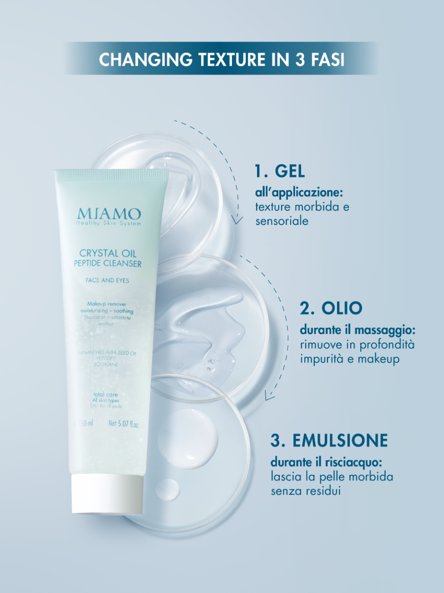 CRYSTAL OIL PEPTIDE CLEANSER