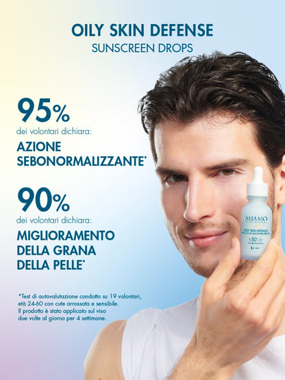 OILY SKIN DEFENSE EVEN TONE SUNSCREEN DROPS SPF 50+