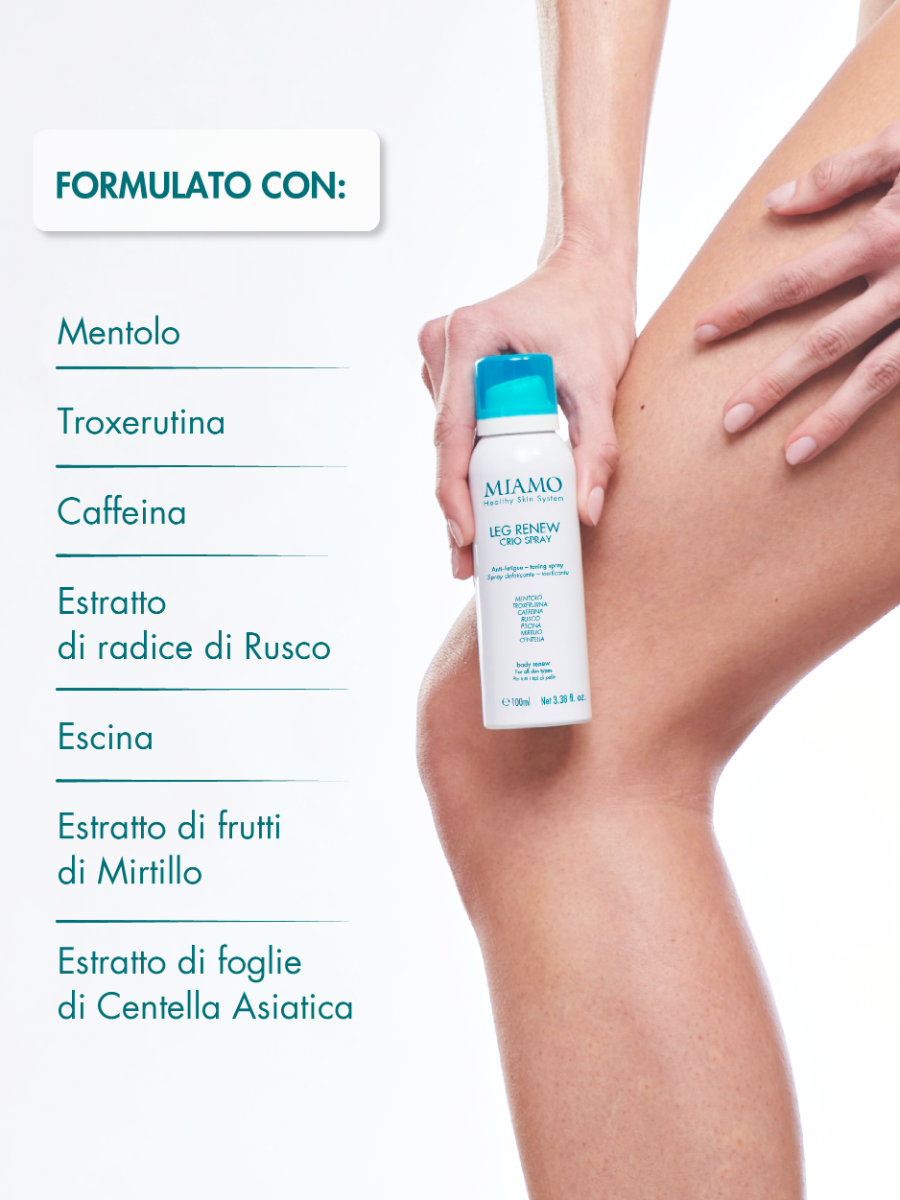 LEG RENEW CRIO SPRAY Spray defaticante – tonificante